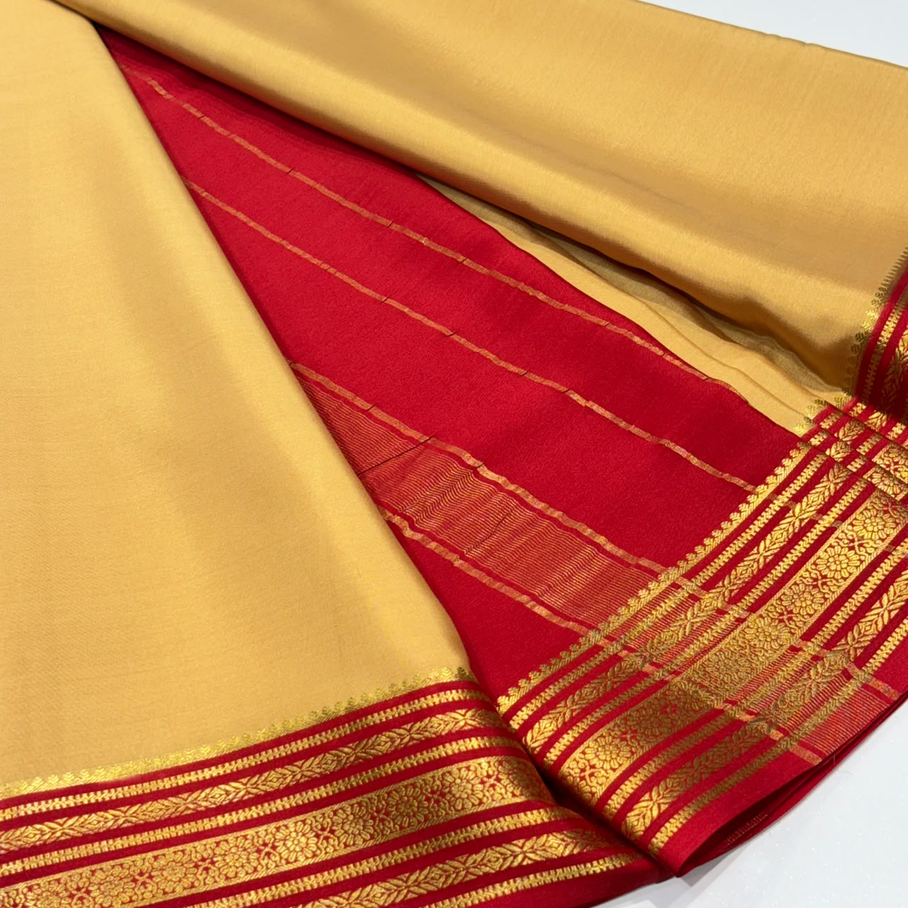Pure Mysore Crepe Silk Saree