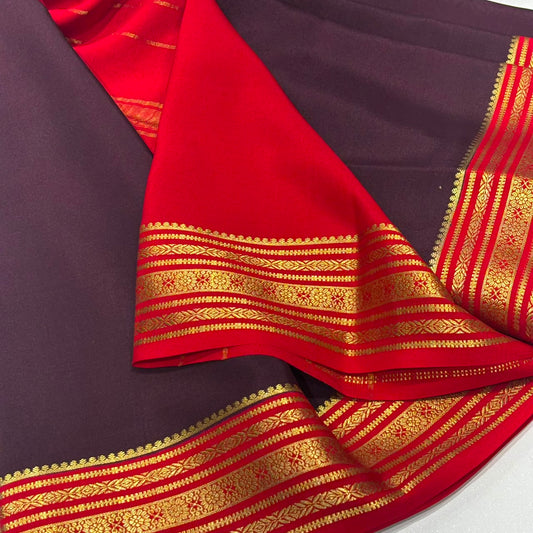 Pure Mysore Crepe Silk Saree