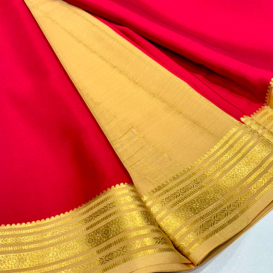 Pure Mysore Crepe Silk Saree
