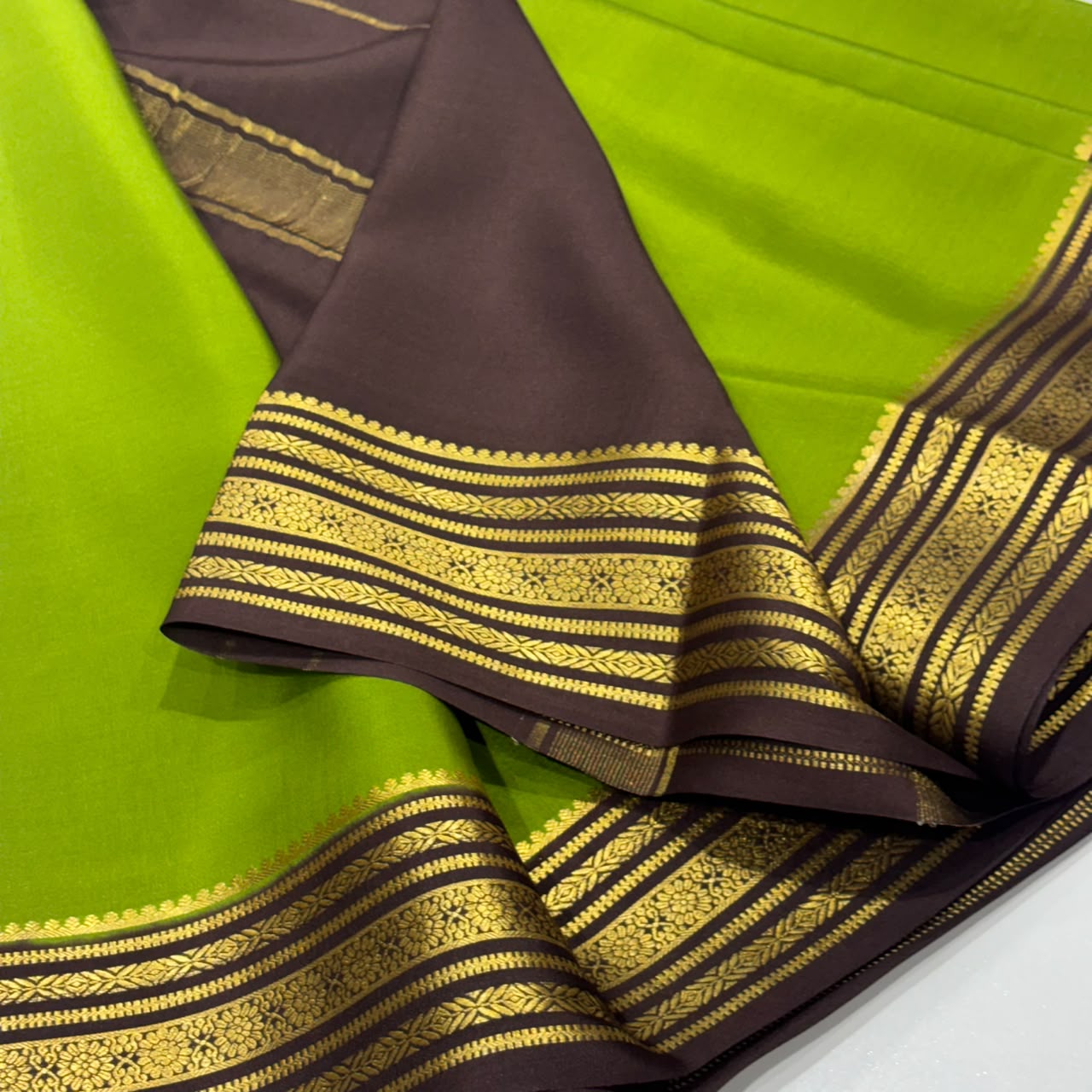 Pure Mysore Crepe Silk Saree