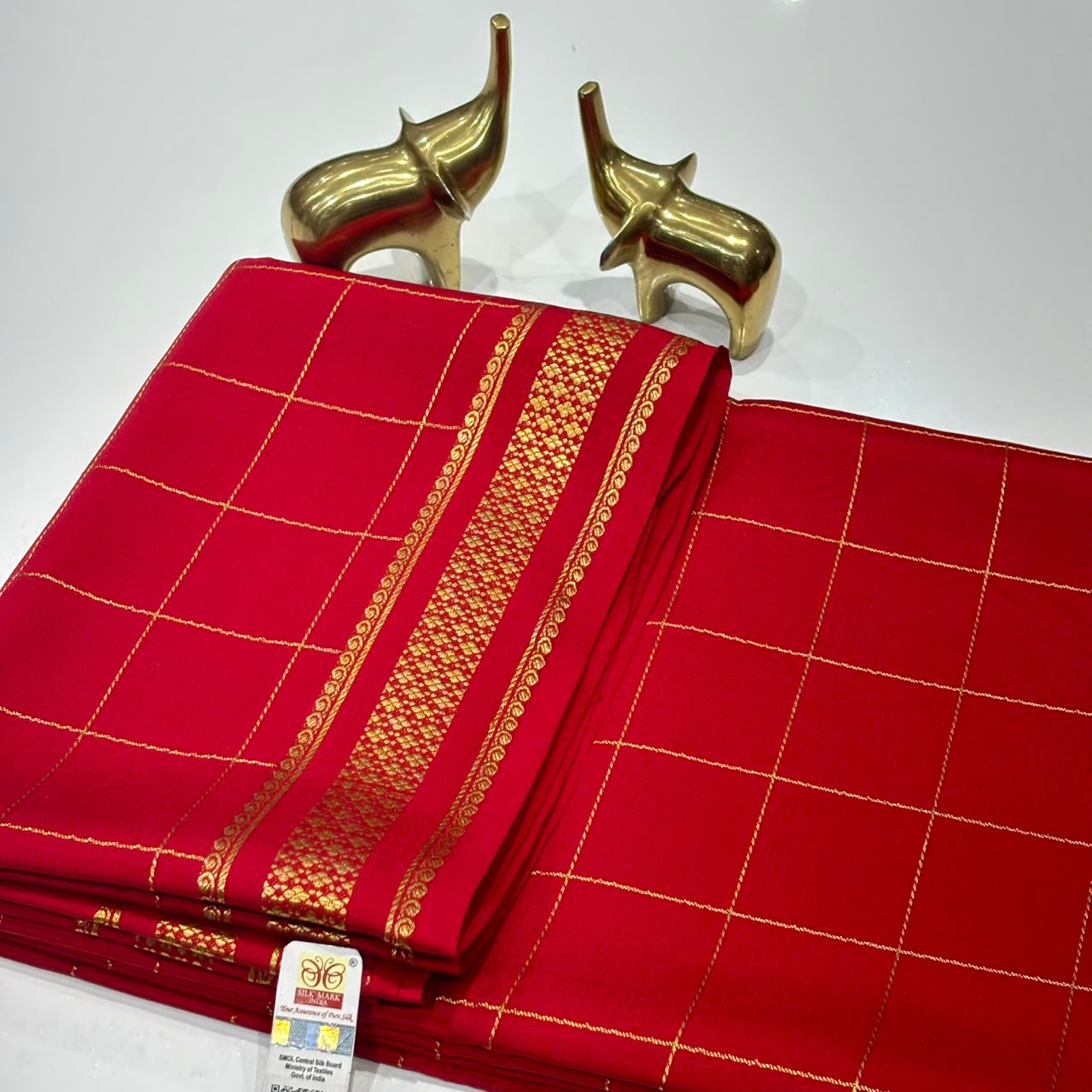 Pure Zari Mysore Silk Saree