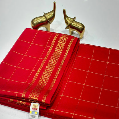 Pure Zari Mysore Silk Saree
