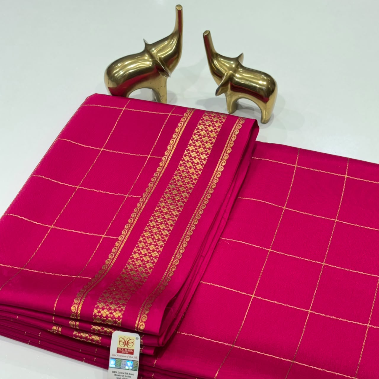 Pure Zari Mysore Silk Saree