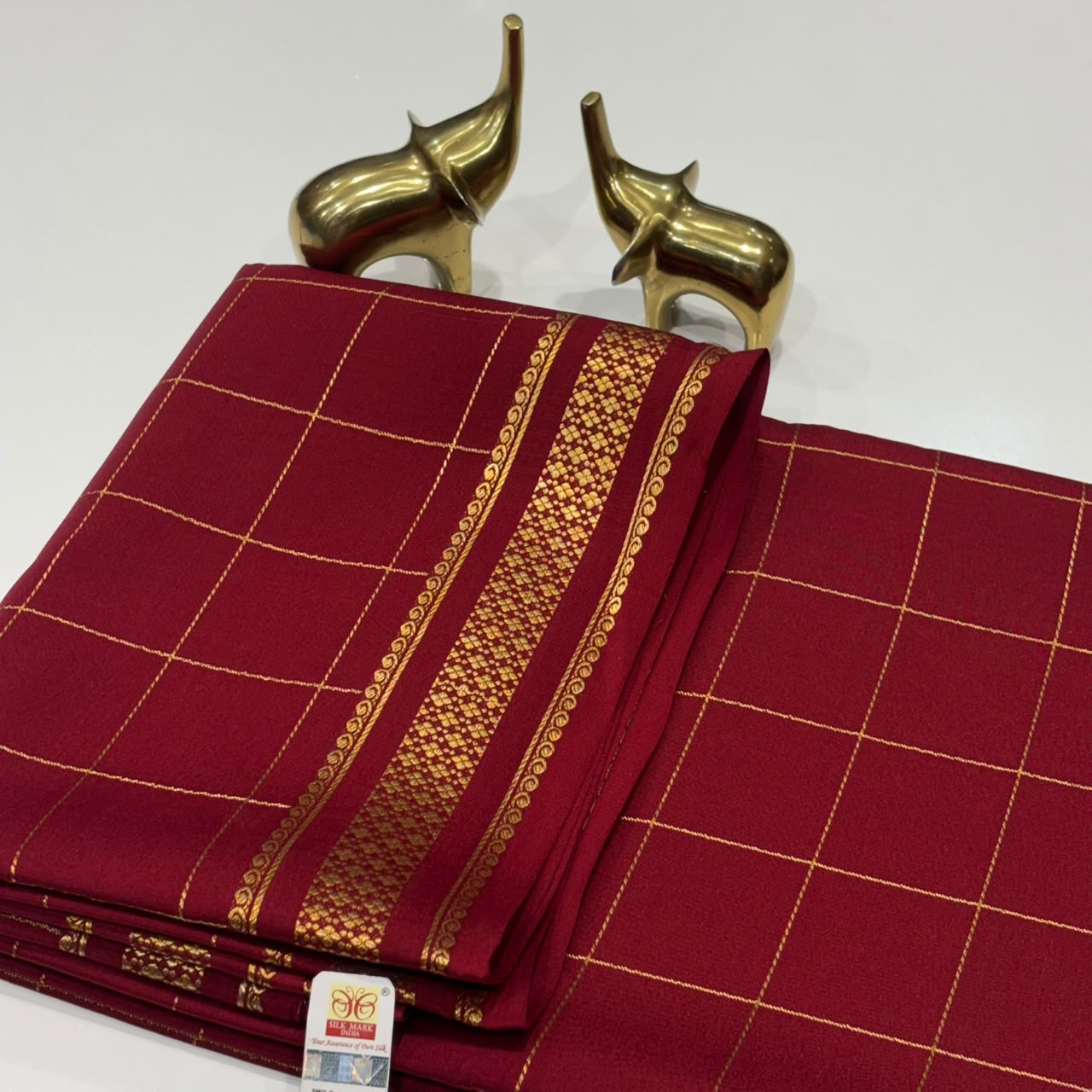 Pure Zari Mysore Silk Saree
