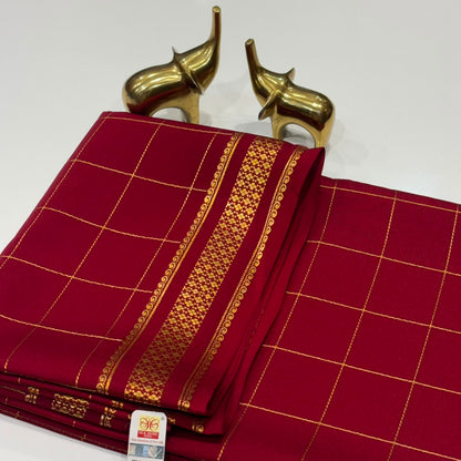 Pure Zari Mysore Silk Saree