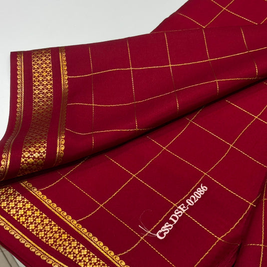 Pure Zari Mysore Silk Saree