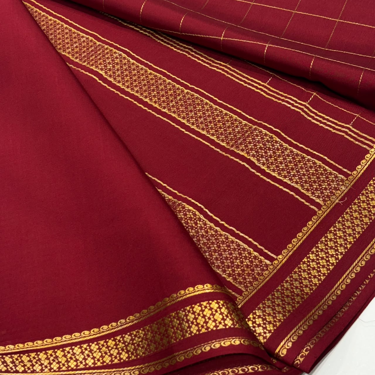 Pure Zari Mysore Silk Saree