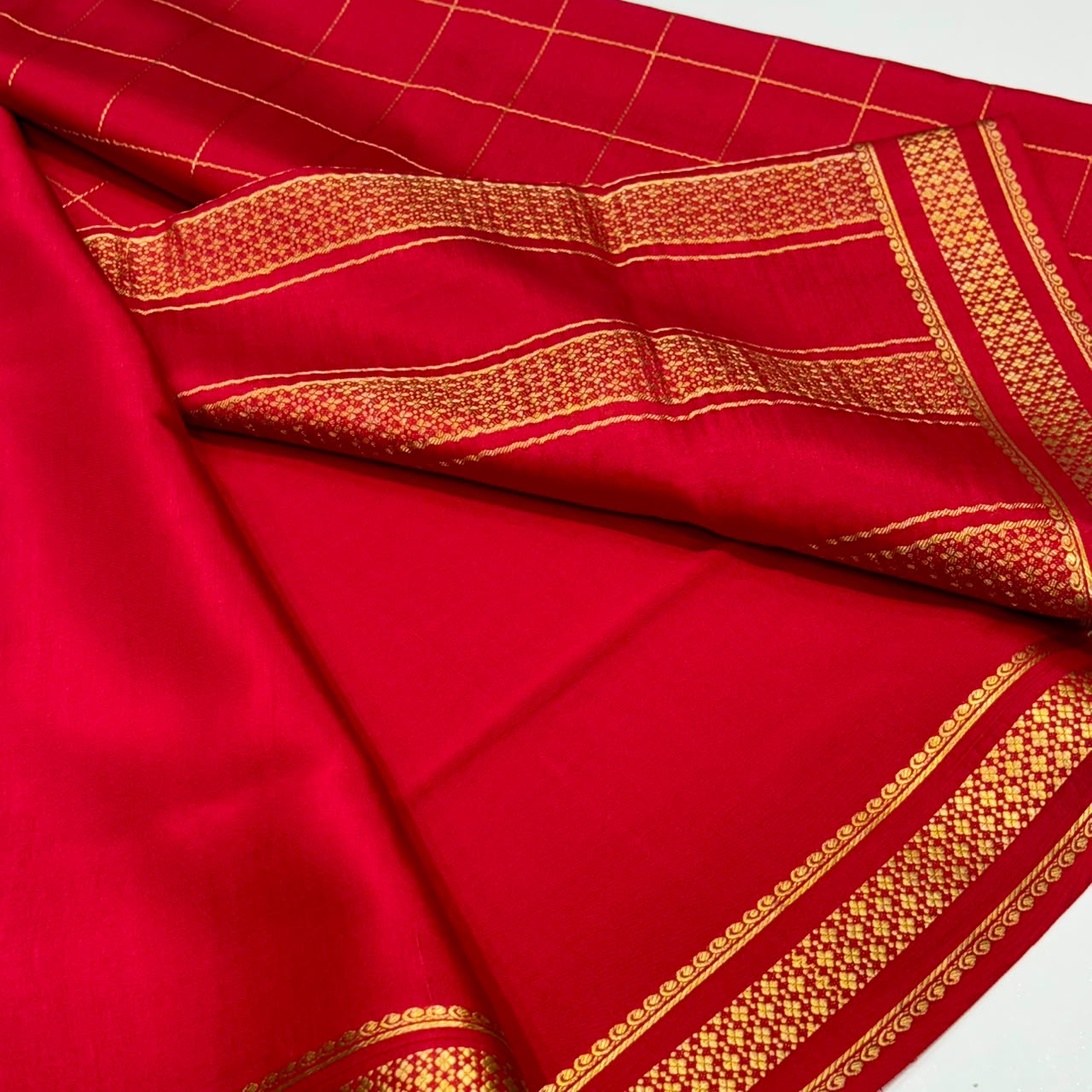 Pure Zari Mysore Silk Saree