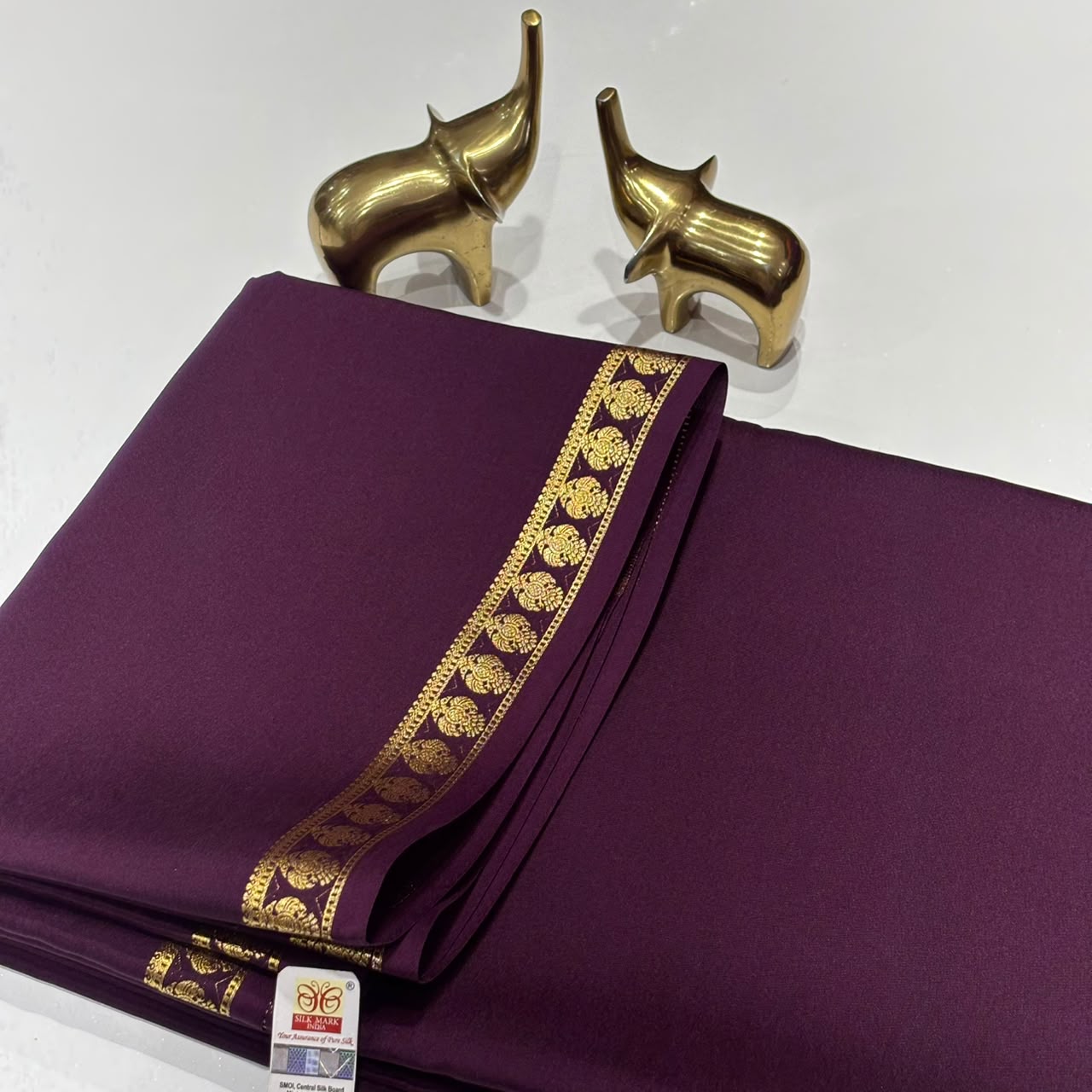 Pure Zari Mysore Silk Saree