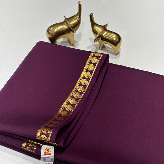 Pure Zari Mysore Silk Saree