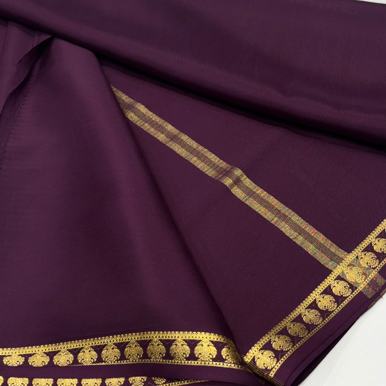 Pure Zari Mysore Silk Saree