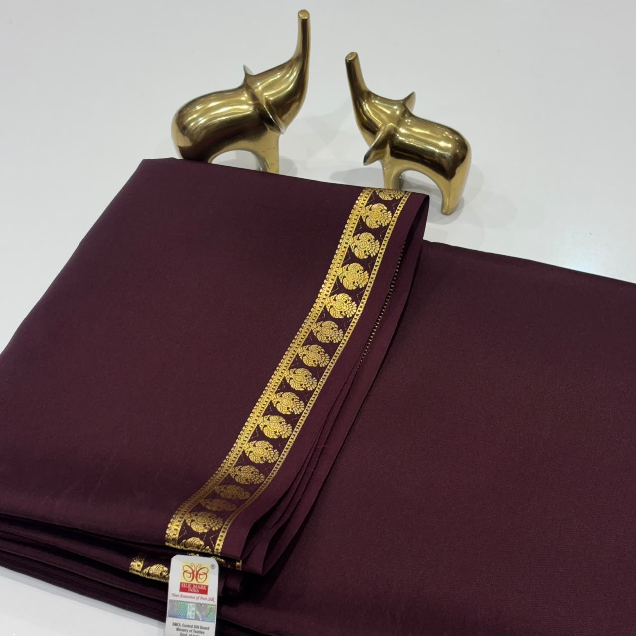 Pure Zari Mysore Silk Saree