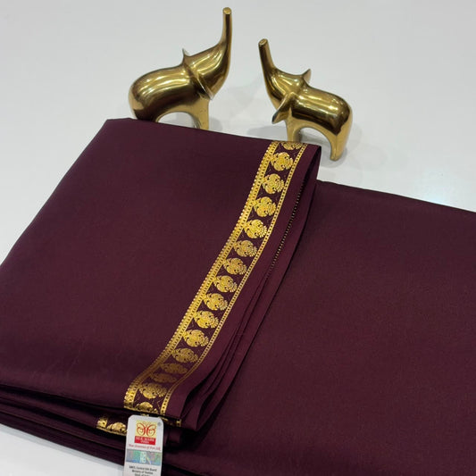 Pure Zari Mysore Silk Saree