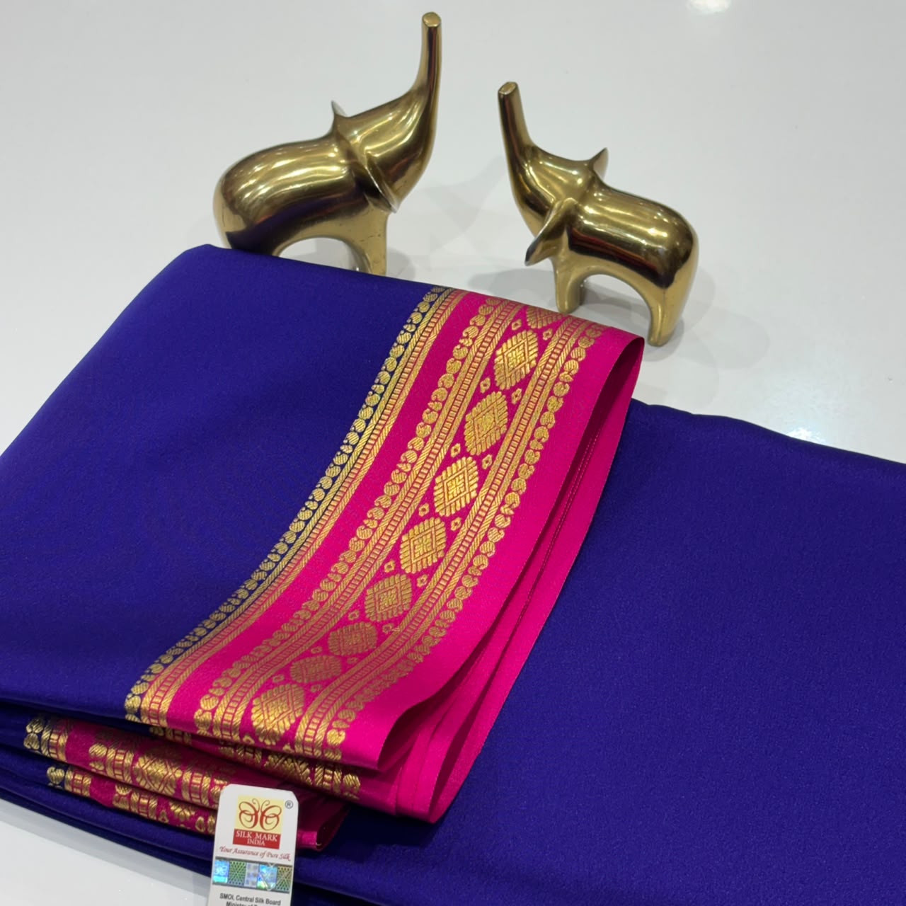Pure Mysore Crepe Silk Saree