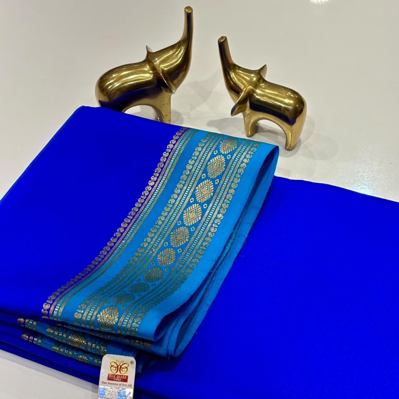 Pure Mysore Crepe Silk Saree