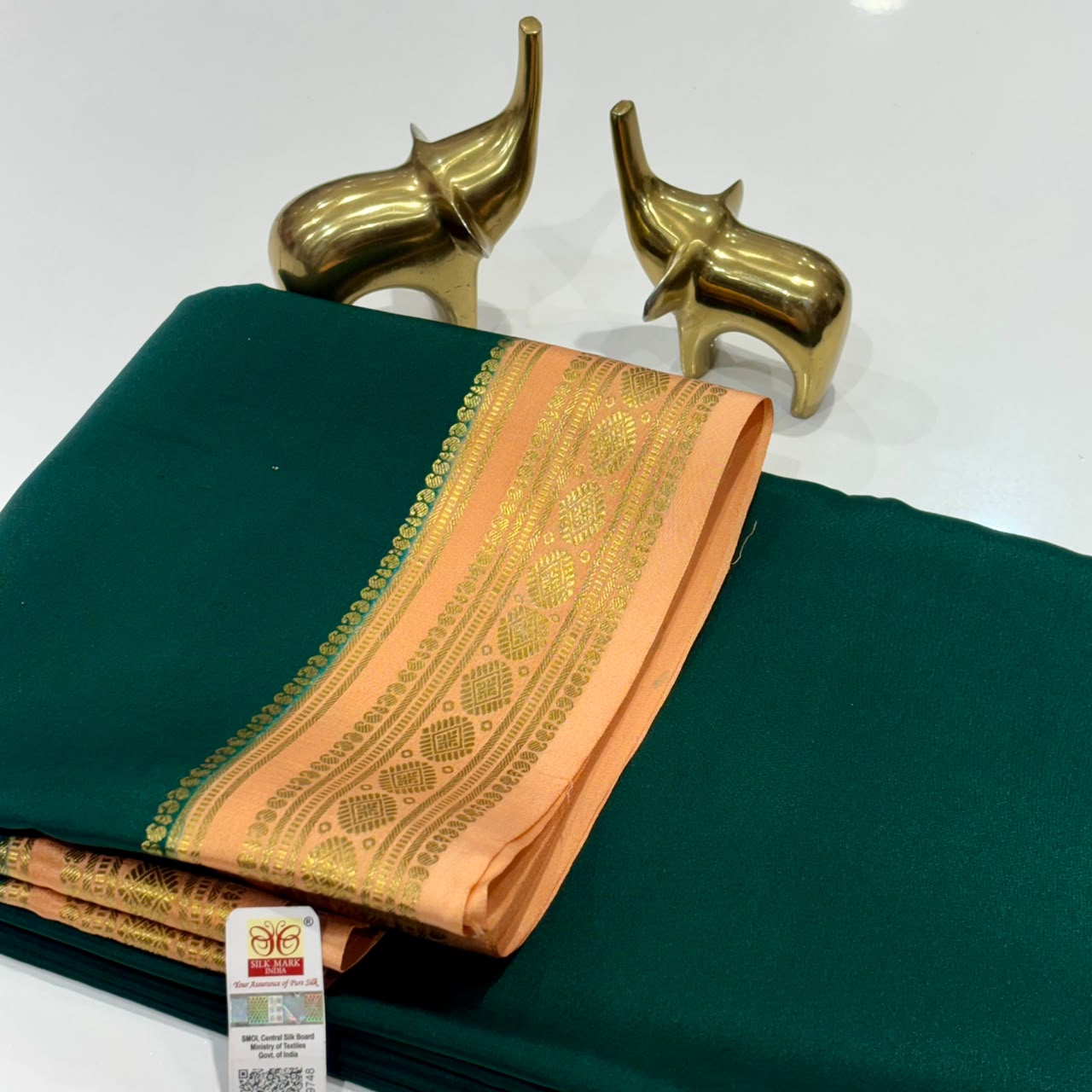 Pure Mysore Crepe Silk Saree