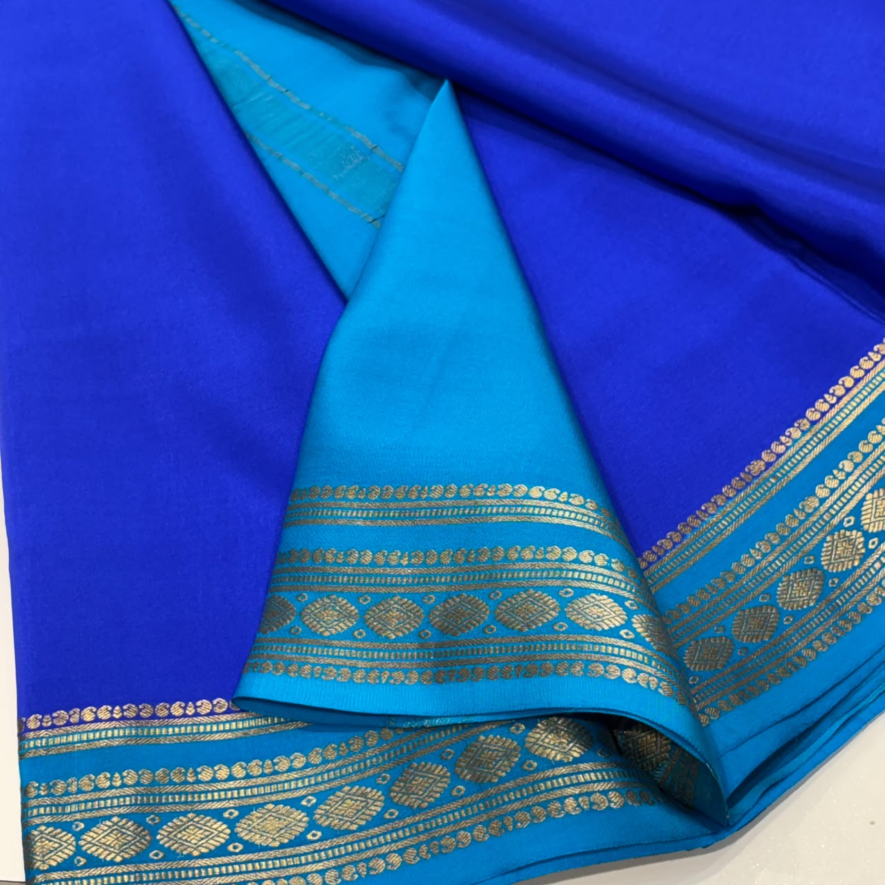 Pure Mysore Crepe Silk Saree