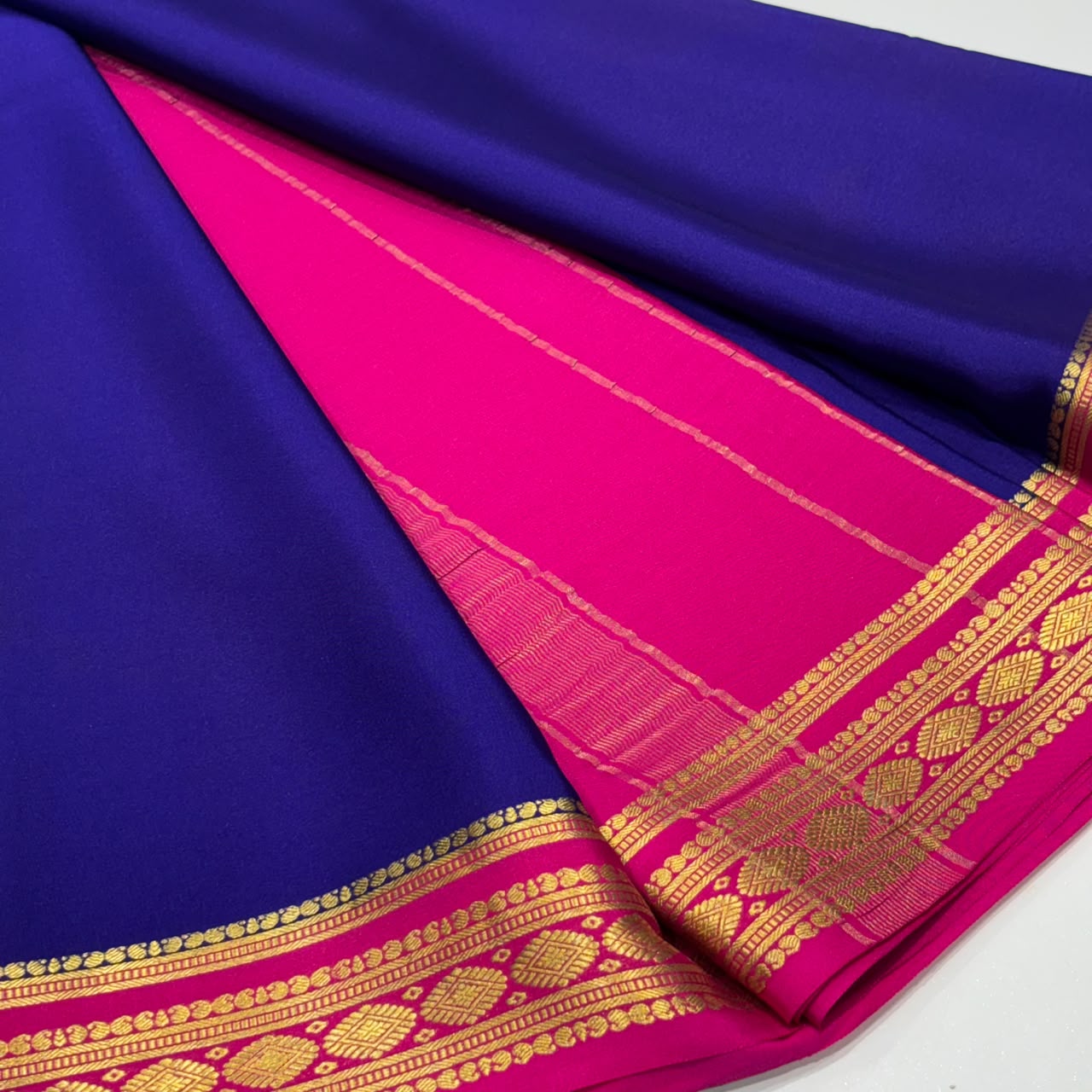 Pure Mysore Crepe Silk Saree