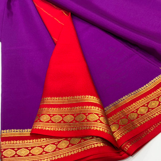 Pure Mysore Crepe Silk Saree