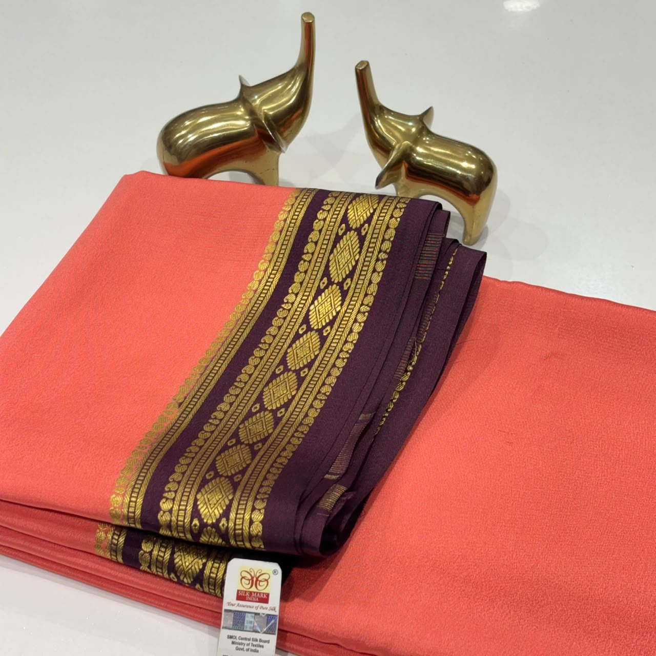 Pure Mysore Crepe Silk Saree
