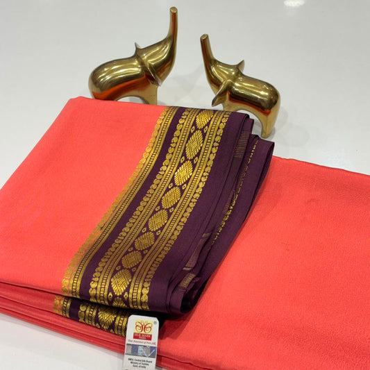 Pure Mysore Crepe Silk Saree