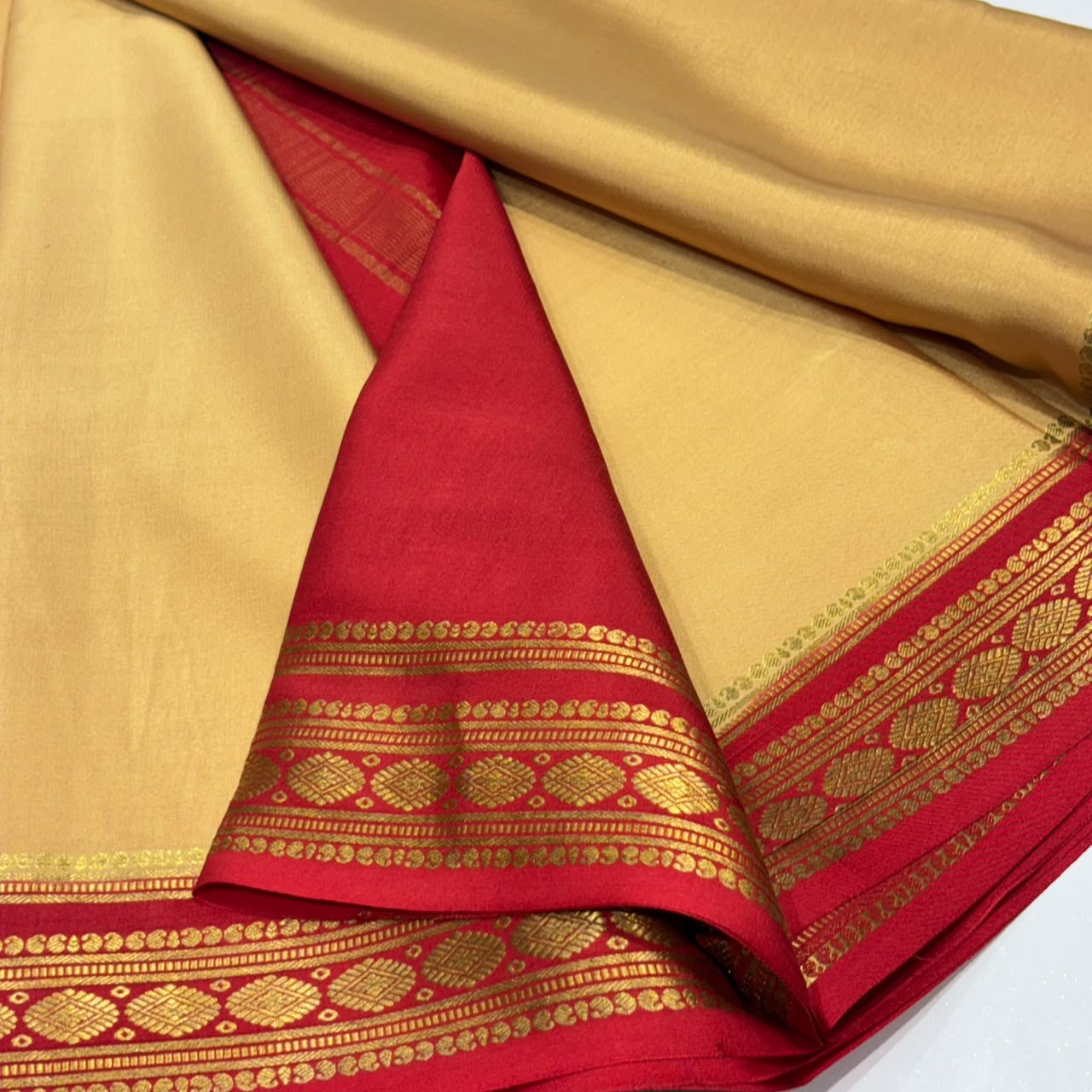 Pure Mysore Crepe Silk Saree