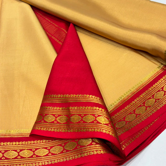 Pure Mysore Crepe Silk Saree
