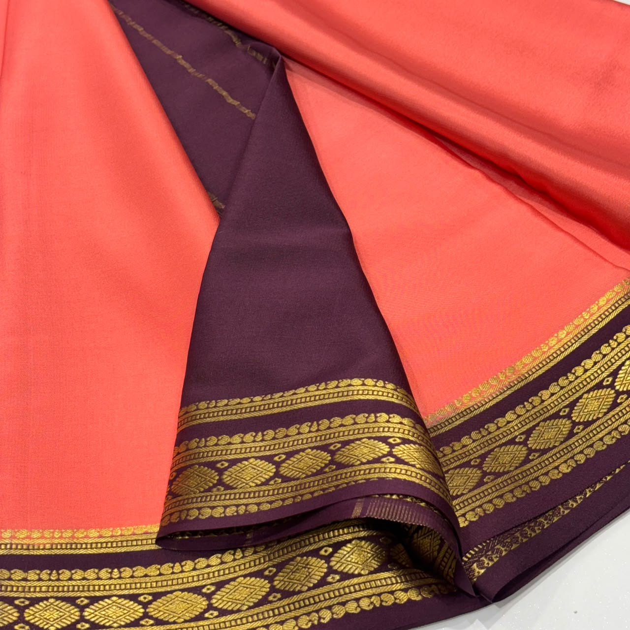 Pure Mysore Crepe Silk Saree