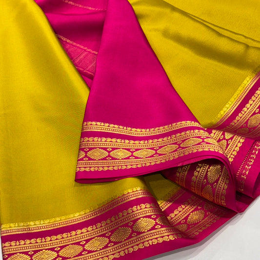 Pure Mysore Crepe Silk Saree