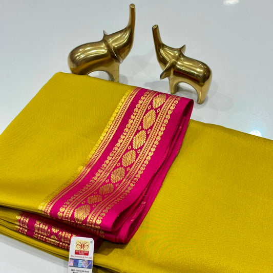 Pure Mysore Crepe Silk Saree