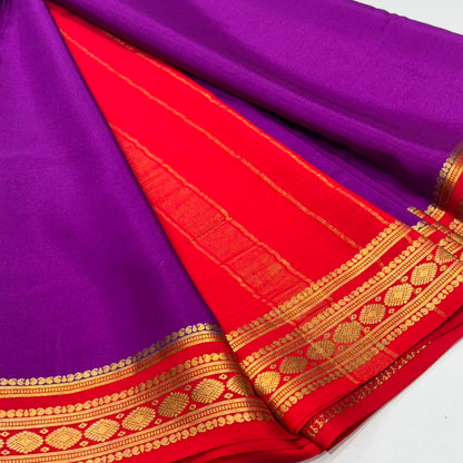 Pure Mysore Crepe Silk Saree