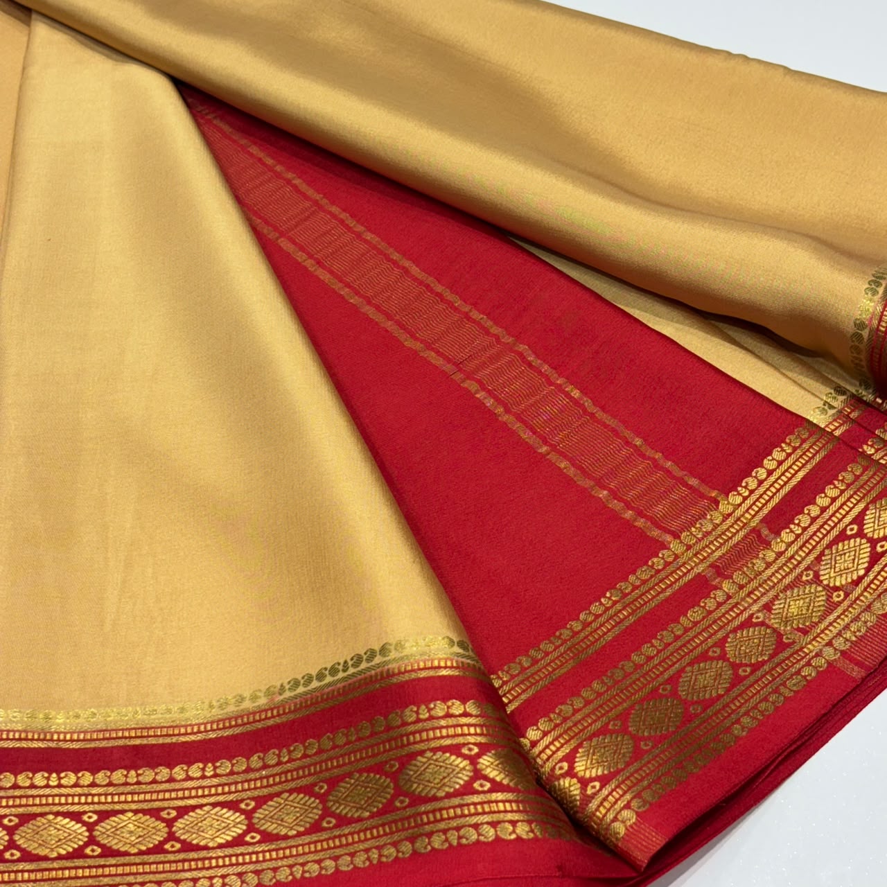 Pure Mysore Crepe Silk Saree