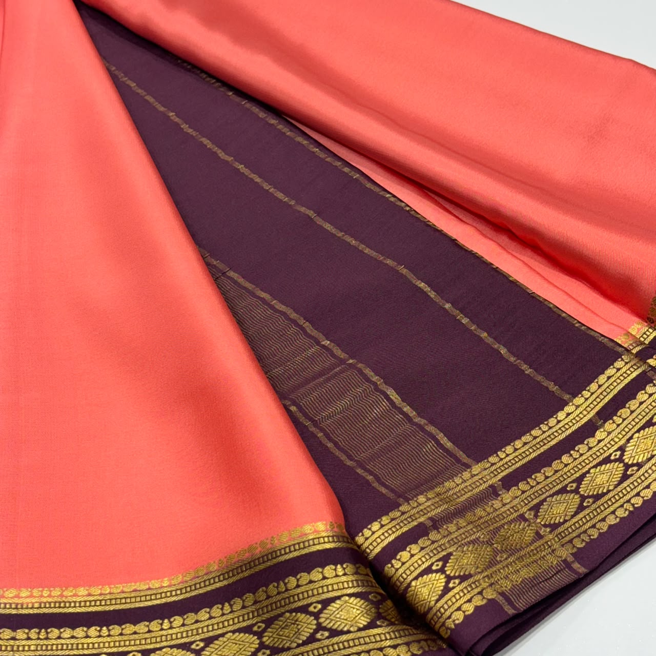 Pure Mysore Crepe Silk Saree