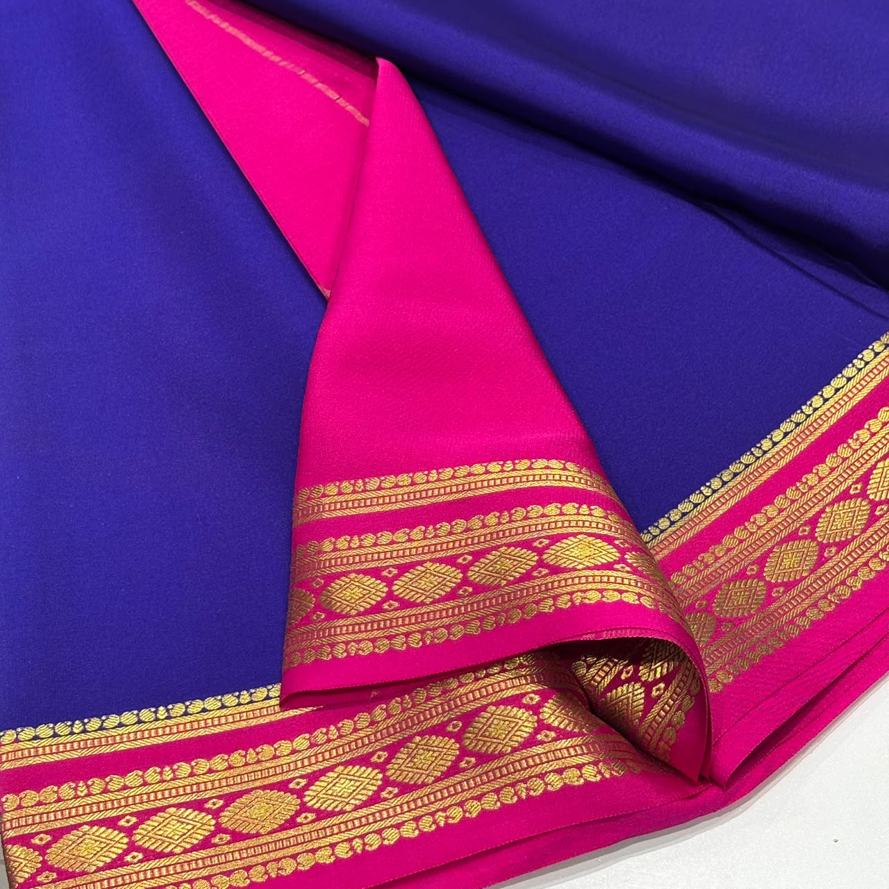 Pure Mysore Crepe Silk Saree