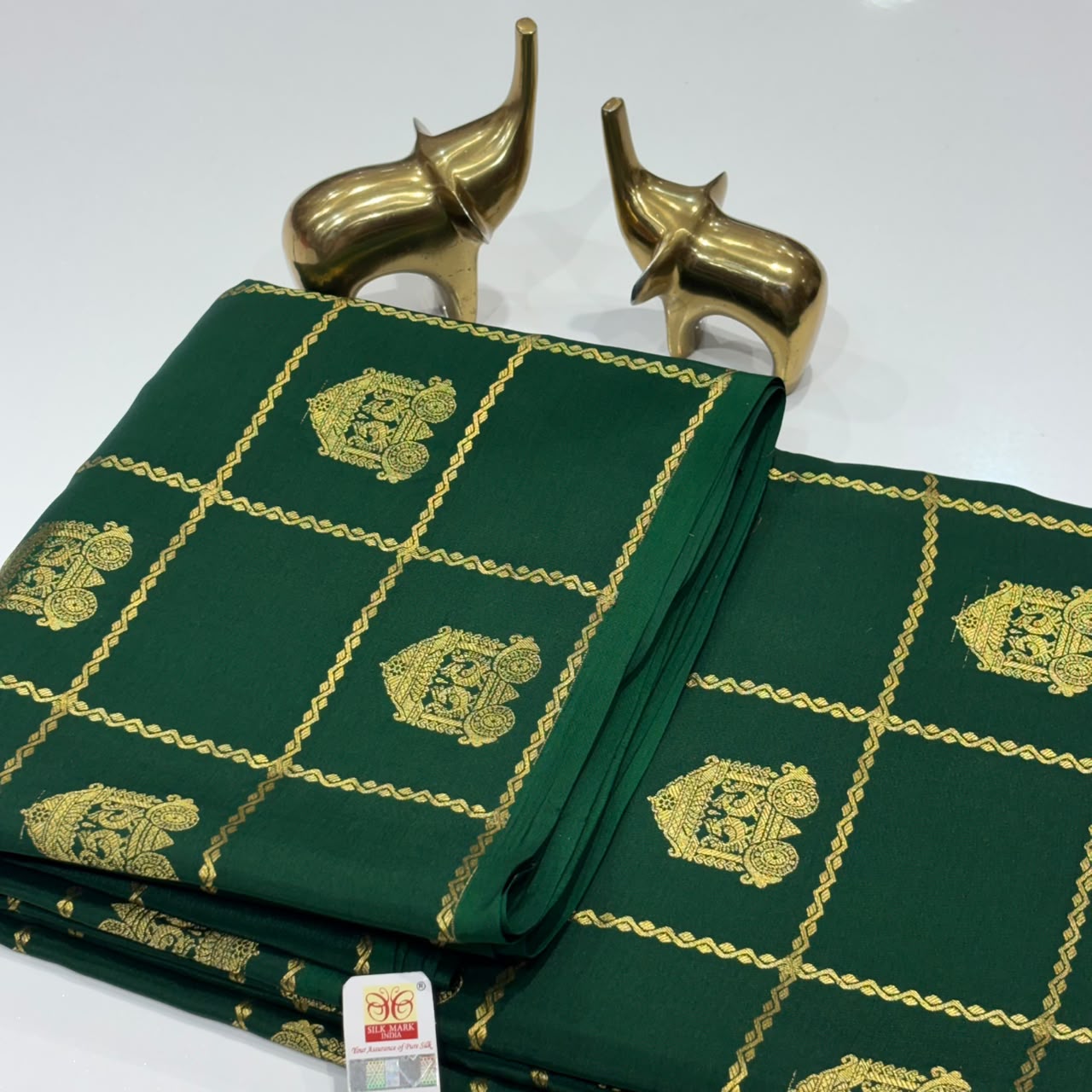 Pure Mysore Crepe Silk Saree