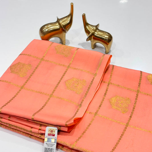 Pure Mysore Crepe Silk Saree