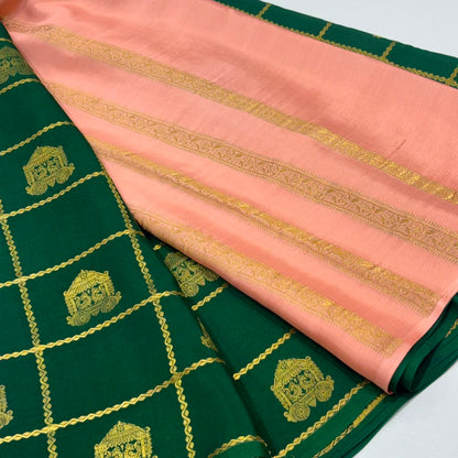 Pure Mysore Crepe Silk Saree