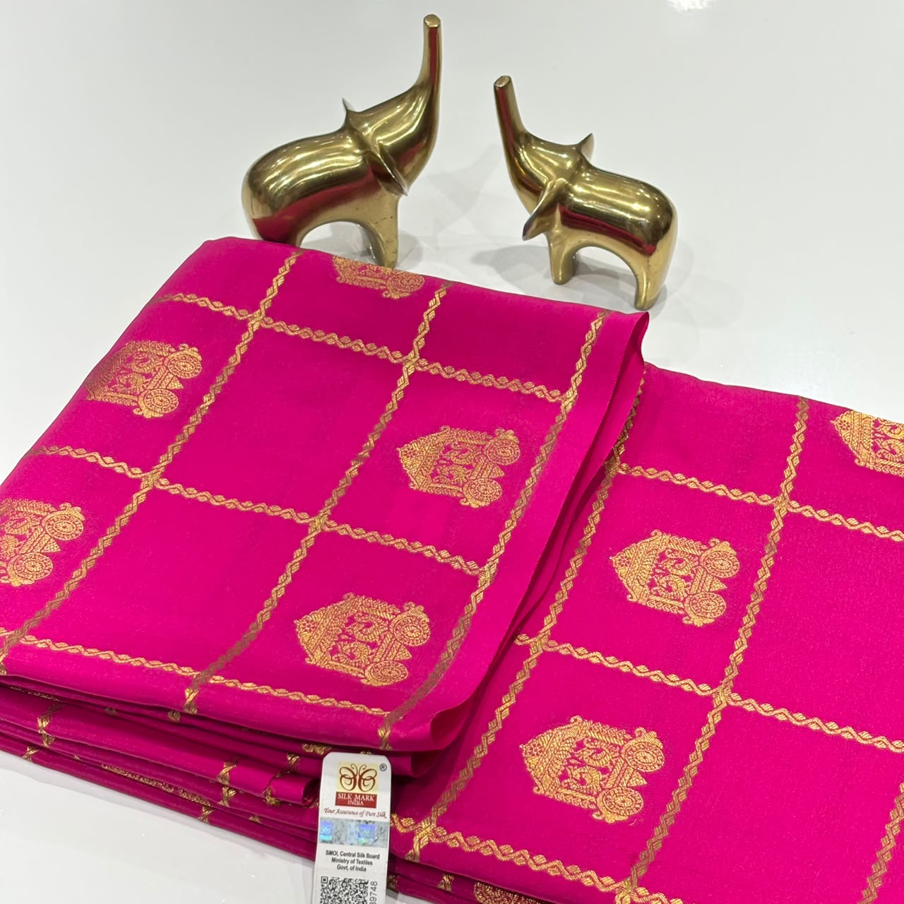Pure Mysore Crepe Silk Saree