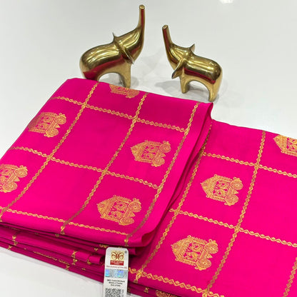 Pure Mysore Crepe Silk Saree