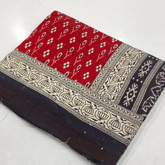 Printed Modal Crepe Saree