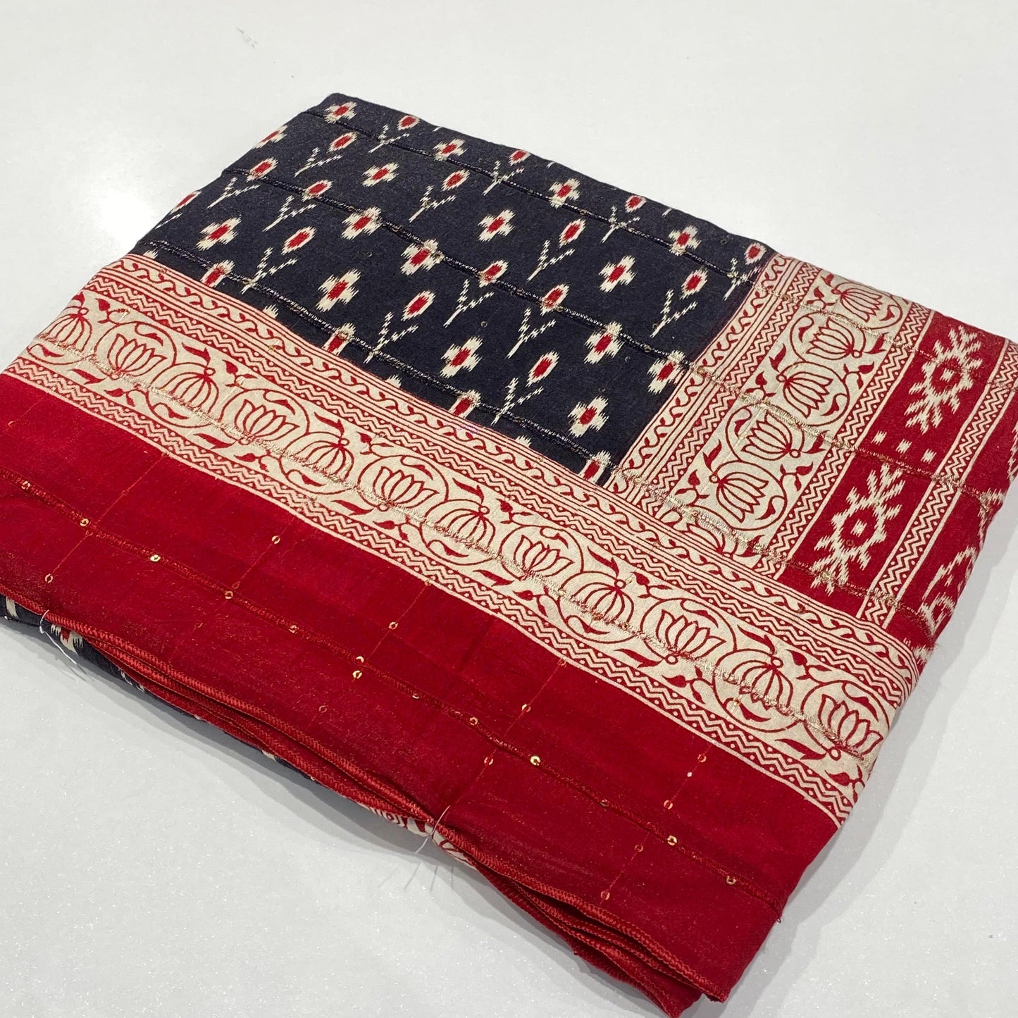 Printed Modal Crepe Saree
