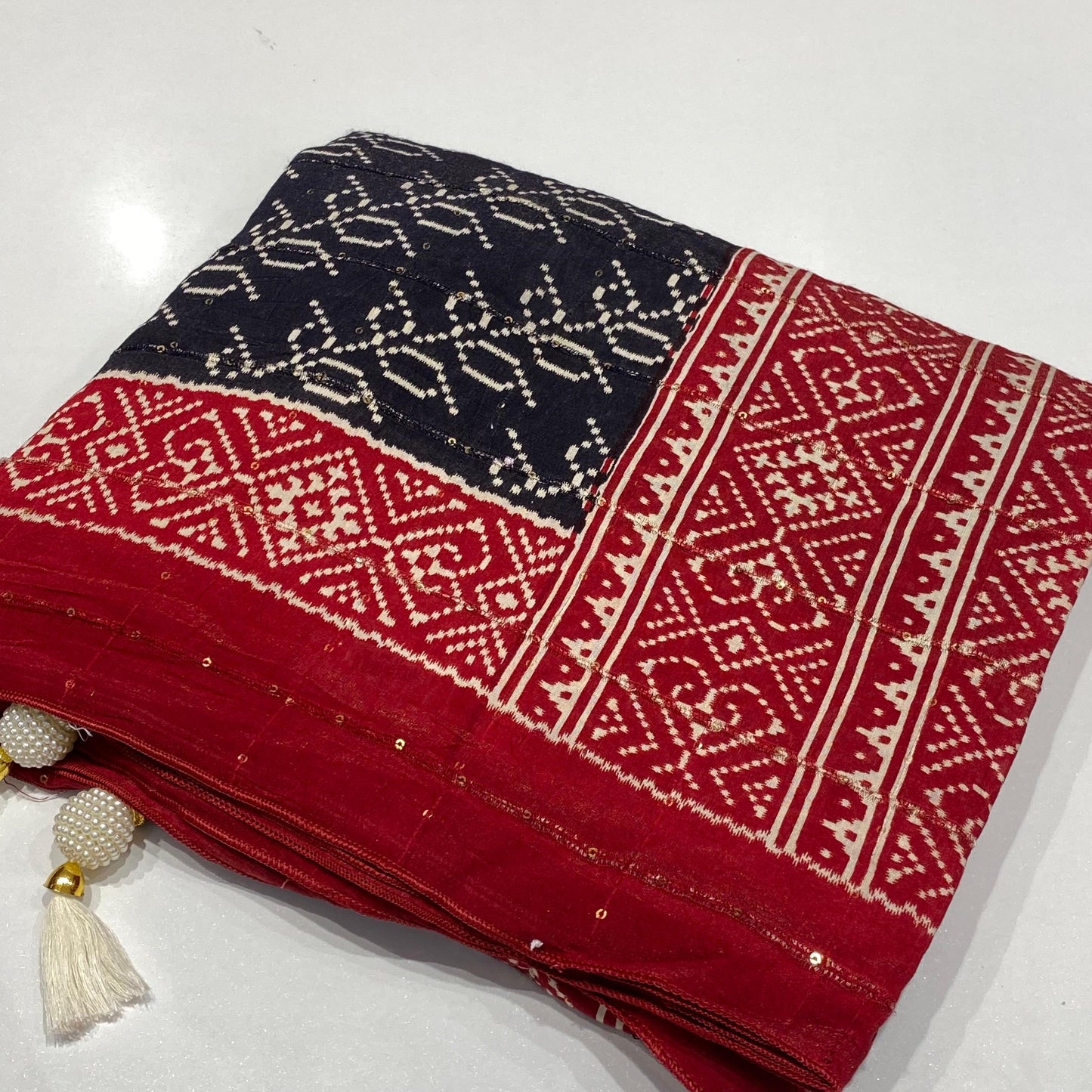 Printed Modal Crepe Saree