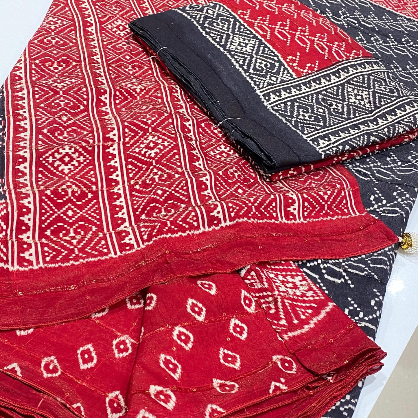 Printed Modal Crepe Saree