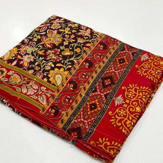 Printed Modal Crepe Saree