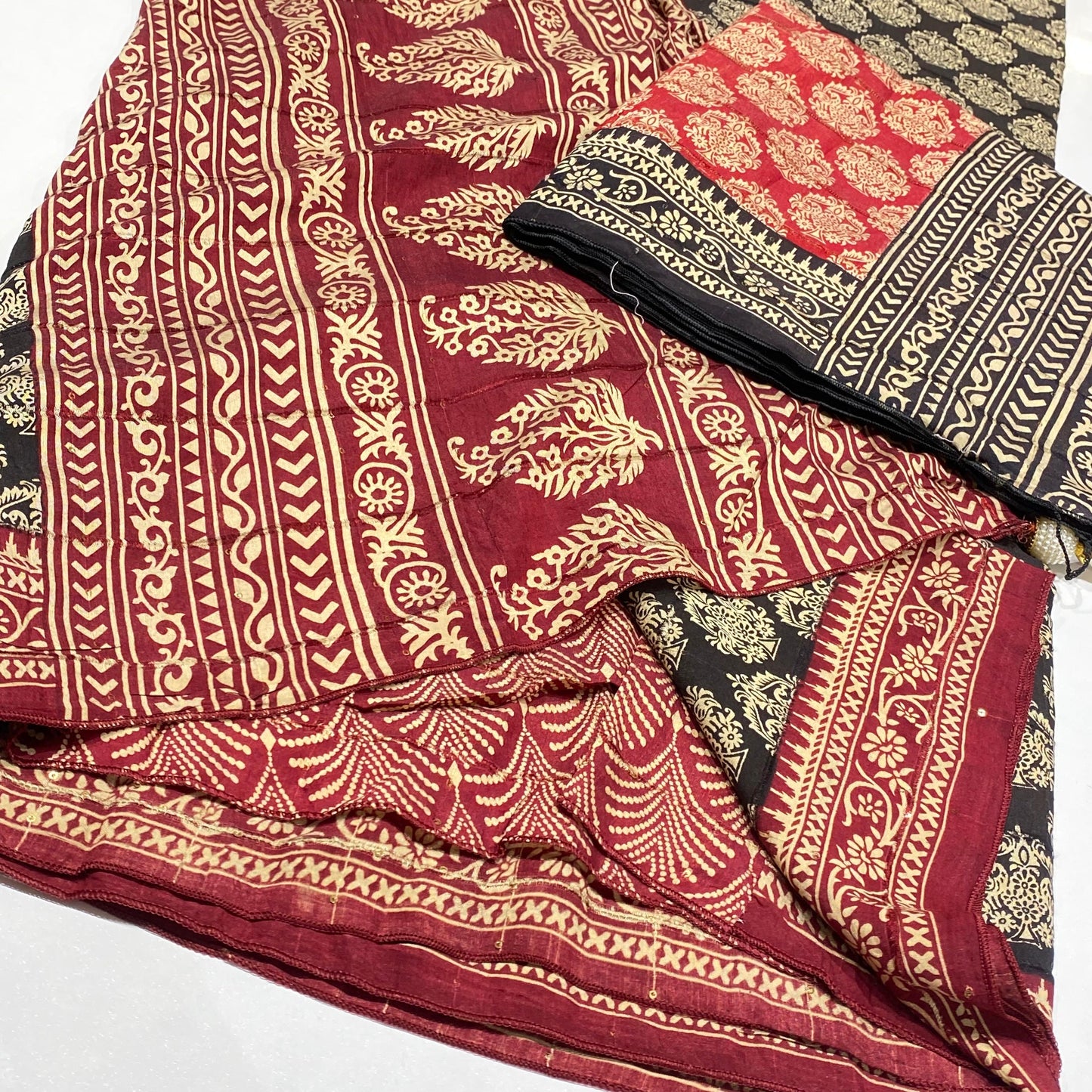Printed Modal Crepe Saree