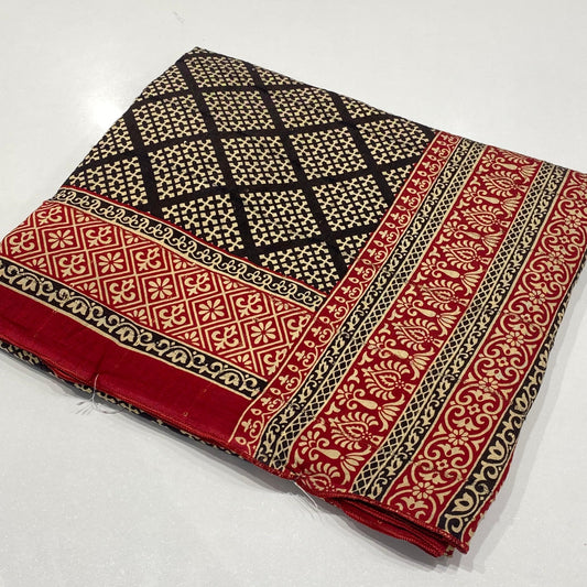 Printed Modal Crepe Saree