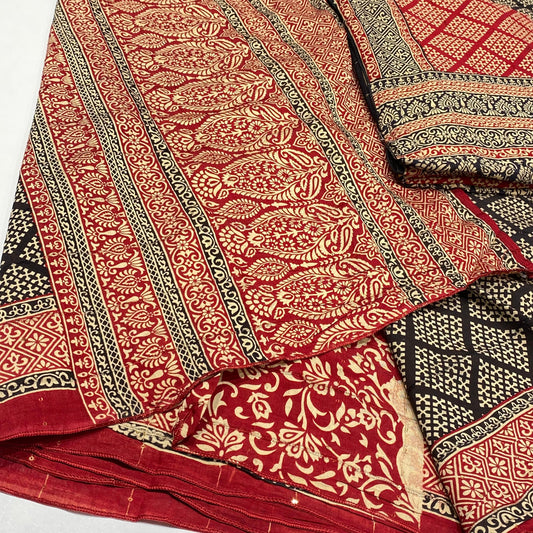 Printed Modal Crepe Saree