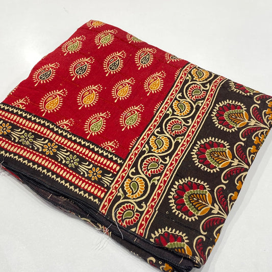 Printed Modal Crepe Saree