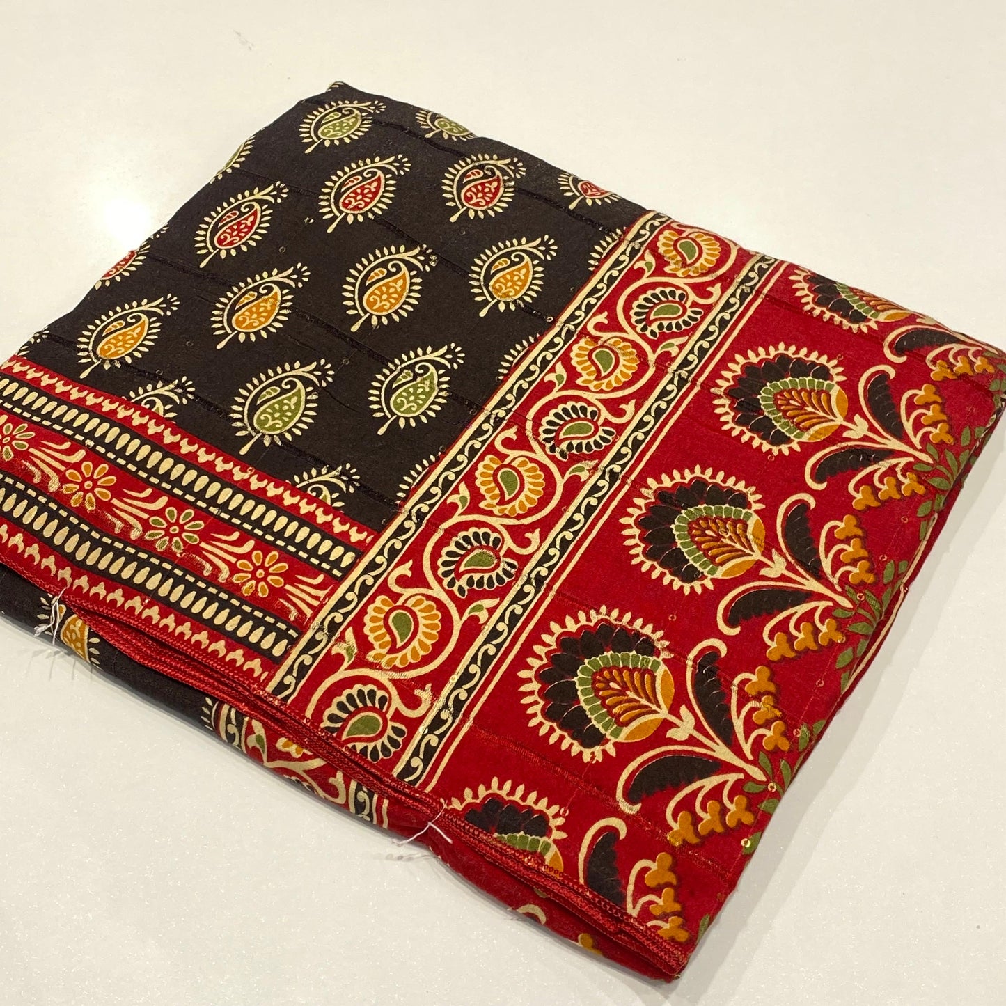 Printed Modal Crepe Saree