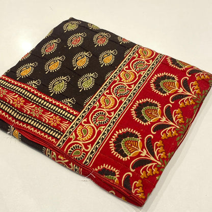 Printed Modal Crepe Saree